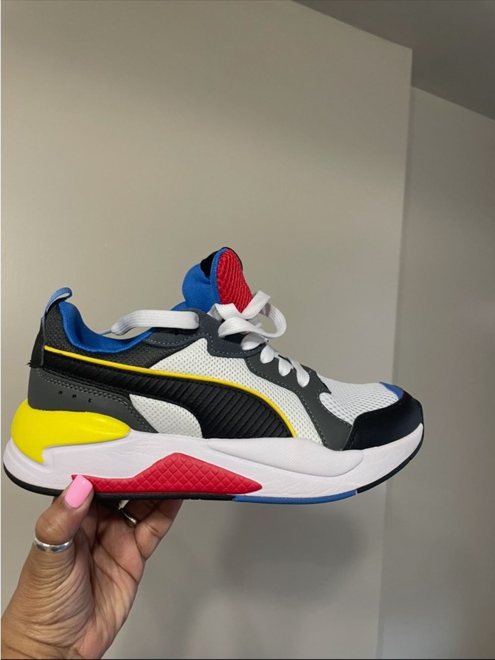 Puma Multicolor Athletic Sneakers - Blue/Yellow/Red